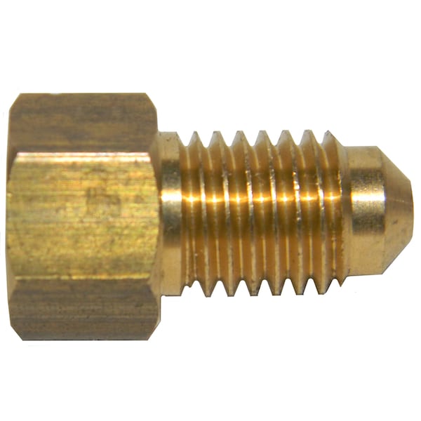 Adapter, Brass, Female(3/8-24 Inverted), Male(M11x1.5 Bubble), 100/box